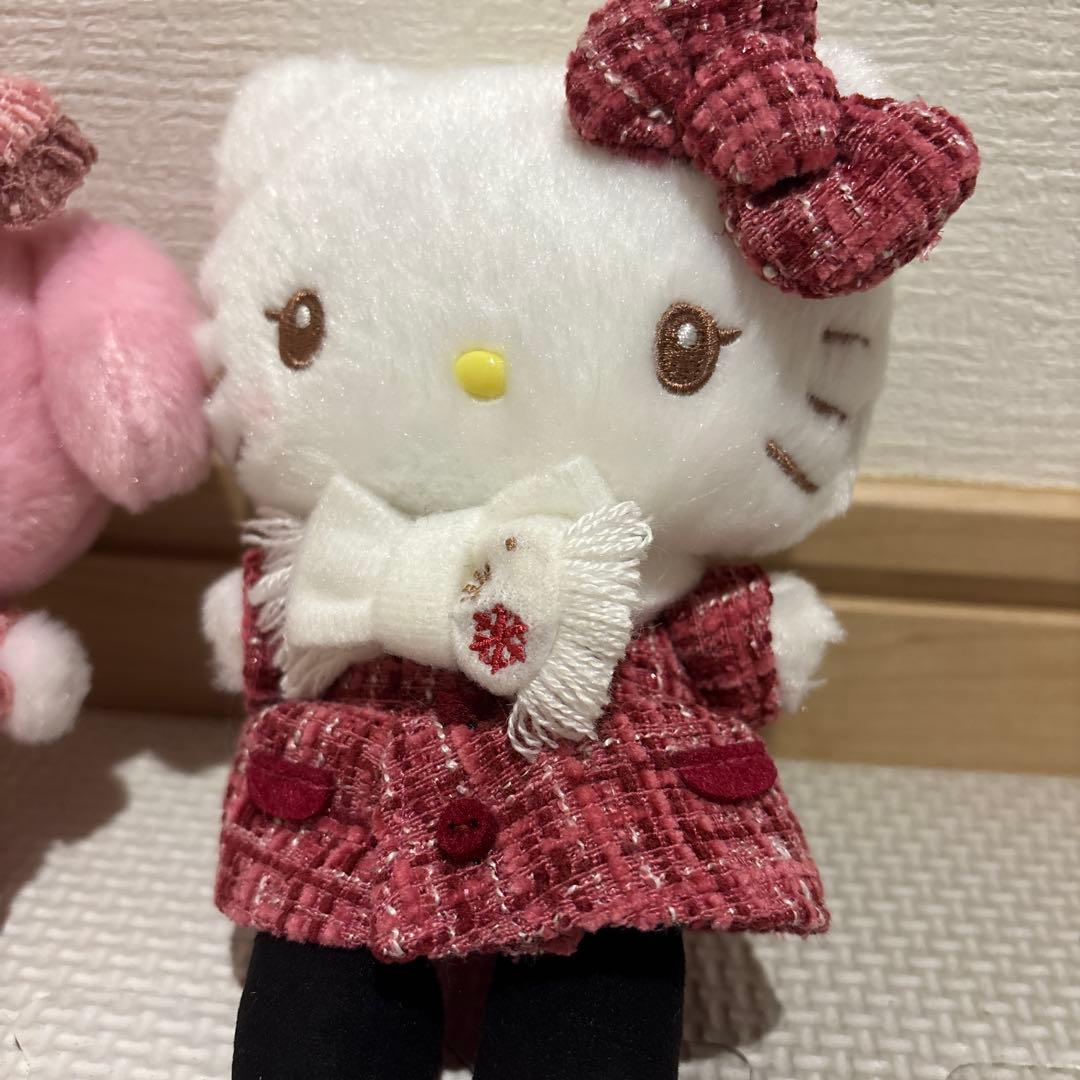 新品タグ付き 冬のおめかしデザインシリーズ マイメロディぬいぐるみ