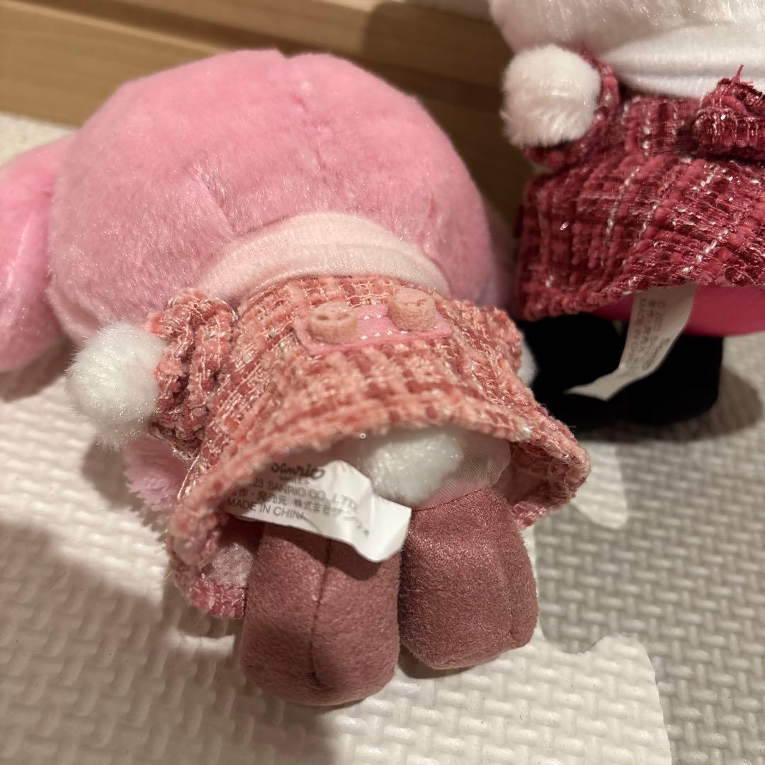 新品タグ付き 冬のおめかしデザインシリーズ マイメロディぬいぐるみ