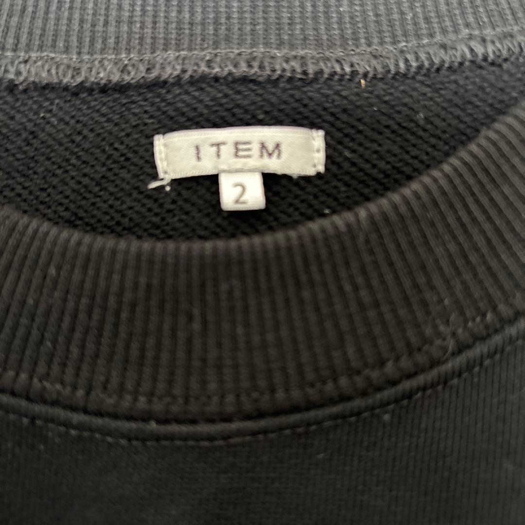 工藤大輝　　item スエット　黒　2