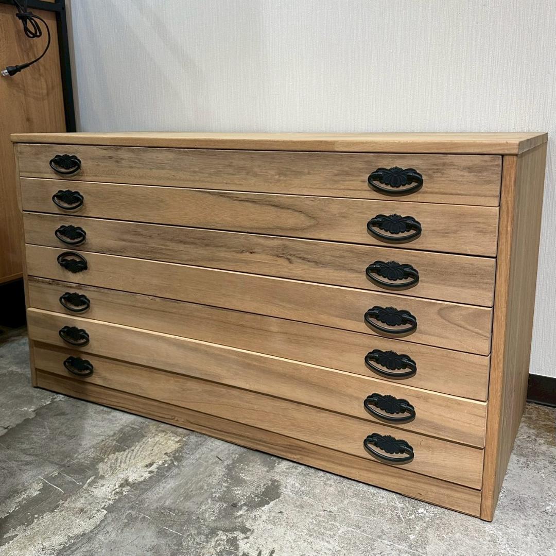 iΦ【 2個セット 】桐箪笥 タンス 和箪笥 着物収納 浅型 セパレート