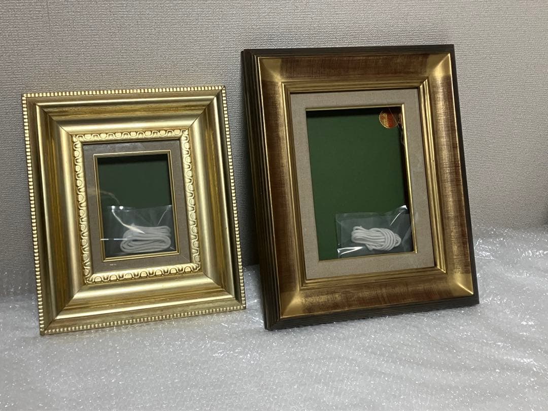 美品 額縁2点セット SM 油彩 油絵 絵画 店舗 什器 アンティーク アート