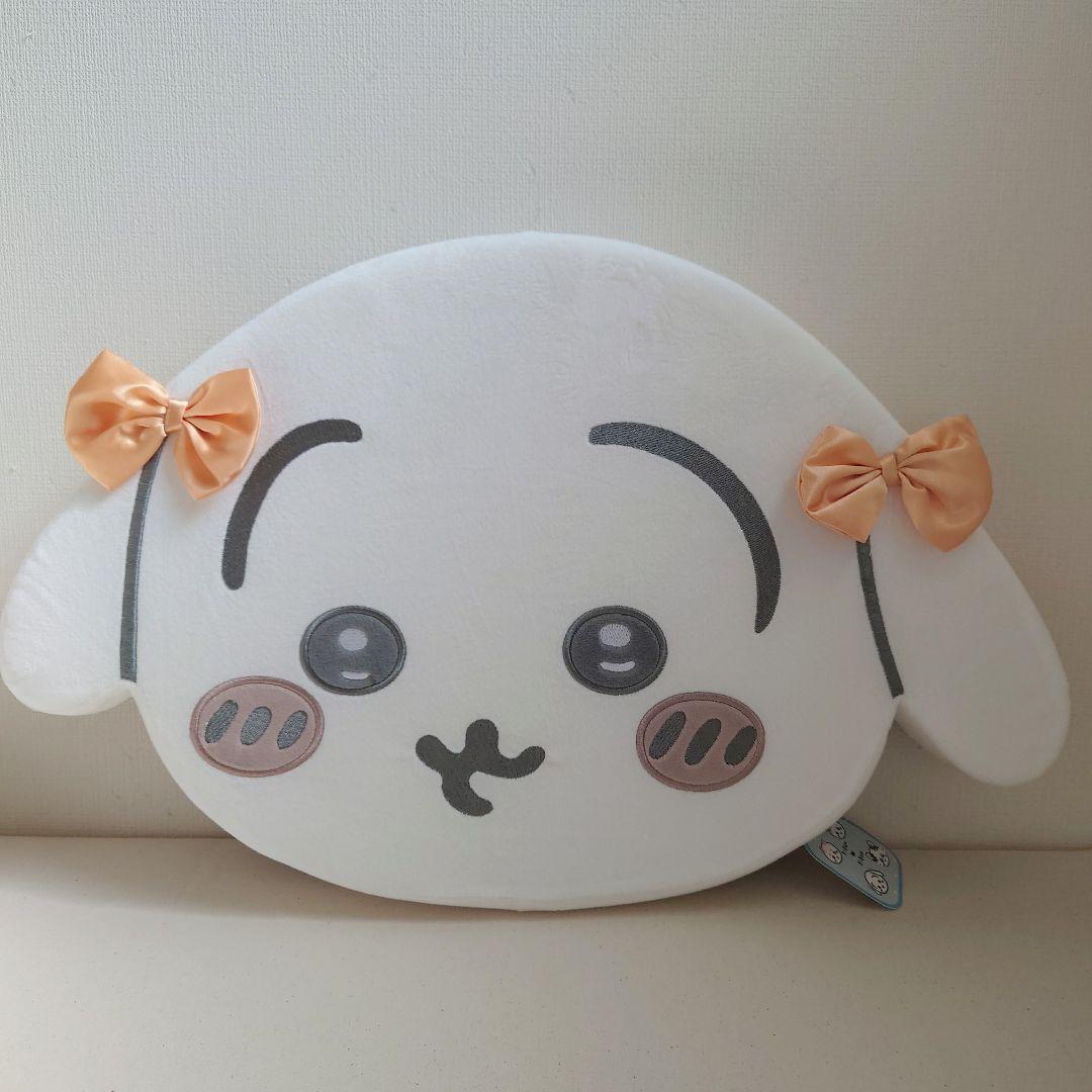 ちいかわ　低反発クッション　リボン　おかおBIGボストンバッグ