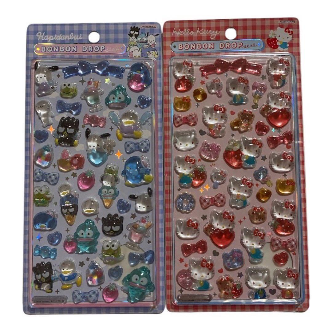 【正規品】サンリオ　ボンボンドロップシール　第二弾　４枚セット