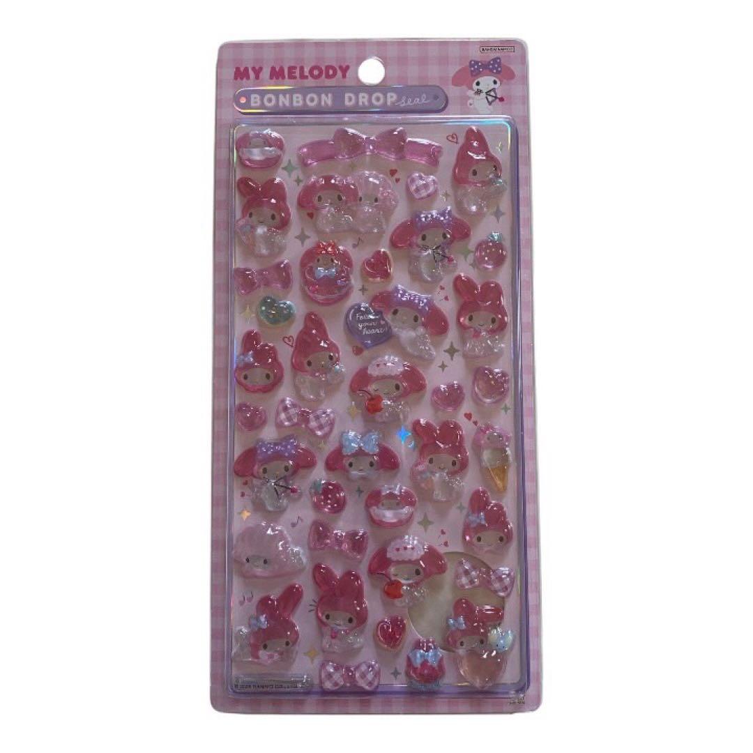 【正規品】サンリオ　ボンボンドロップシール　第二弾　４枚セット