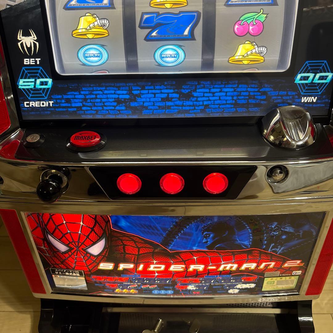 スロット実機　レア台　スパイダーマン2G