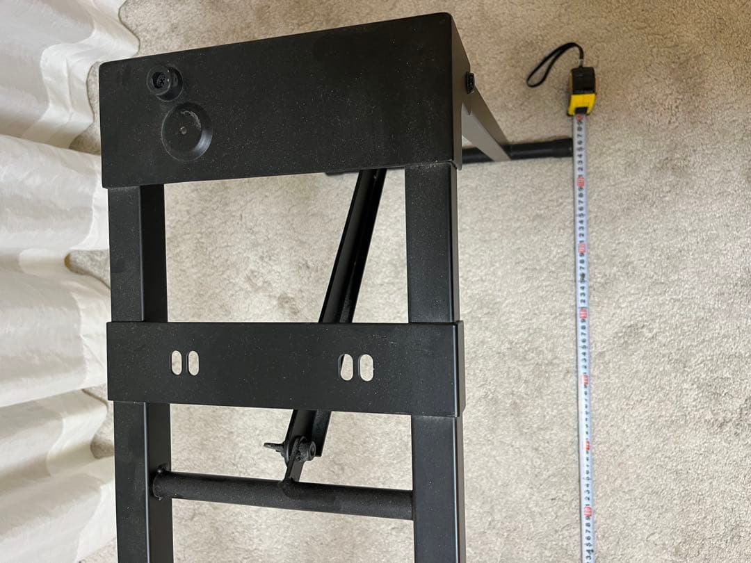 キーボードスタンド ブラック 幅約117cm