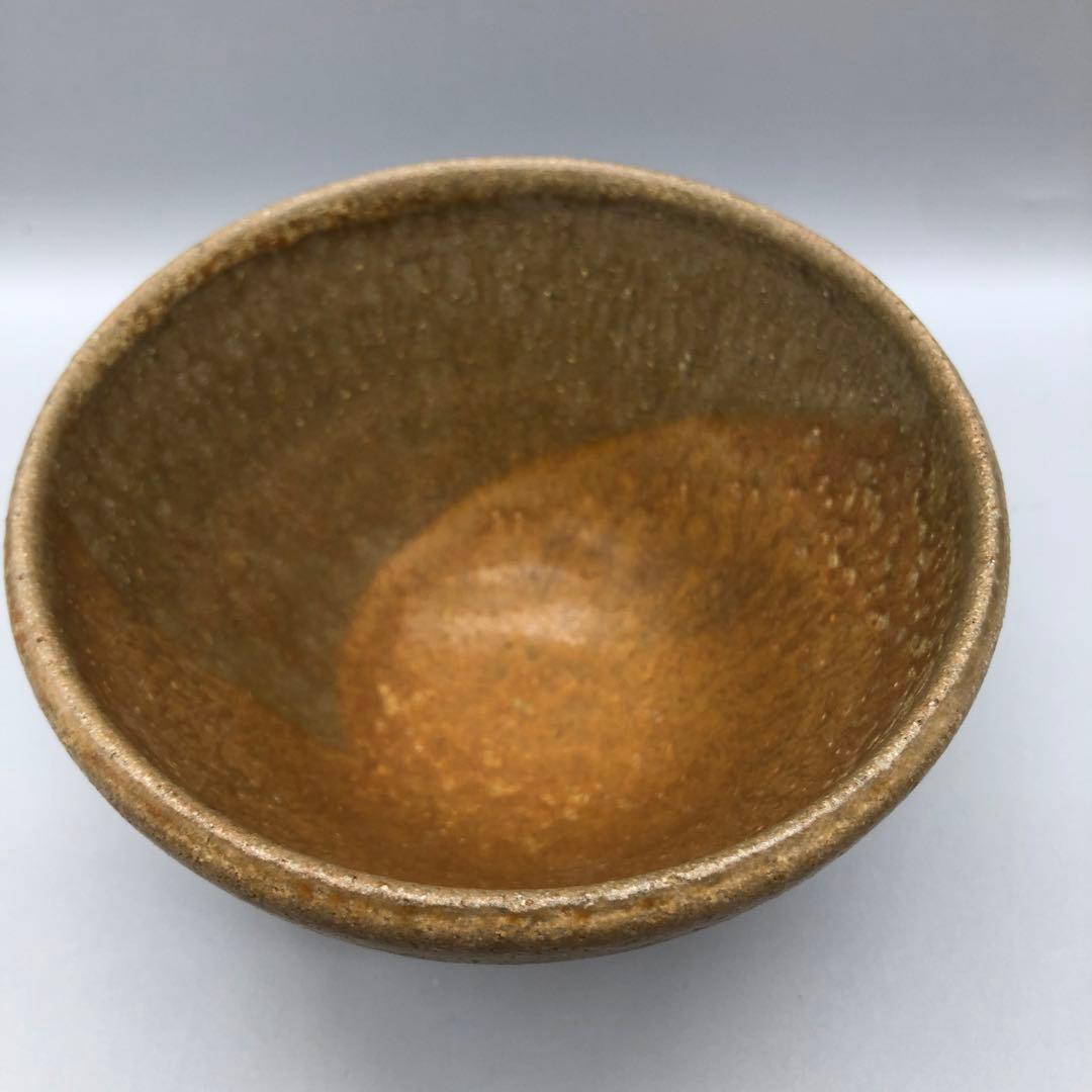 新品未使用木箱入り太子窯鈴木八郎銘枯野伊良保赤絵茶碗陶雅堂瀬戸焼骨董品