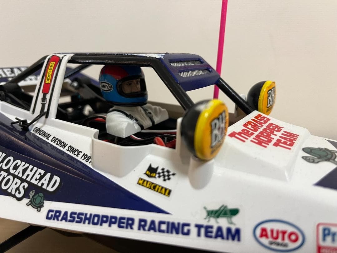 karlgocci。タミヤ RC グラスホッパーカスタム ブロックヘッド