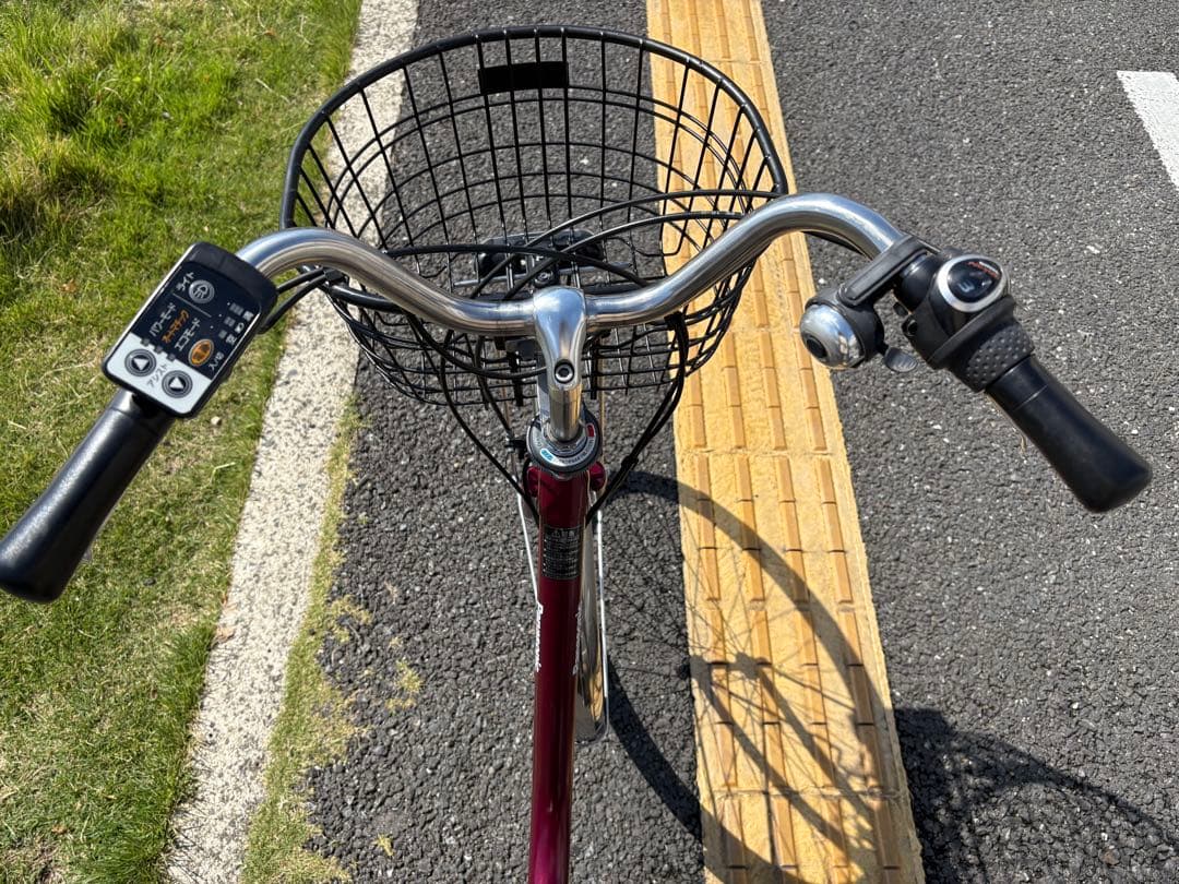 中古Panasonic電動アシスト自転車　13.2Ah4点灯　大阪