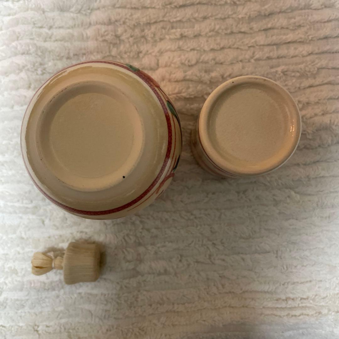 黒色木製茶箱セット