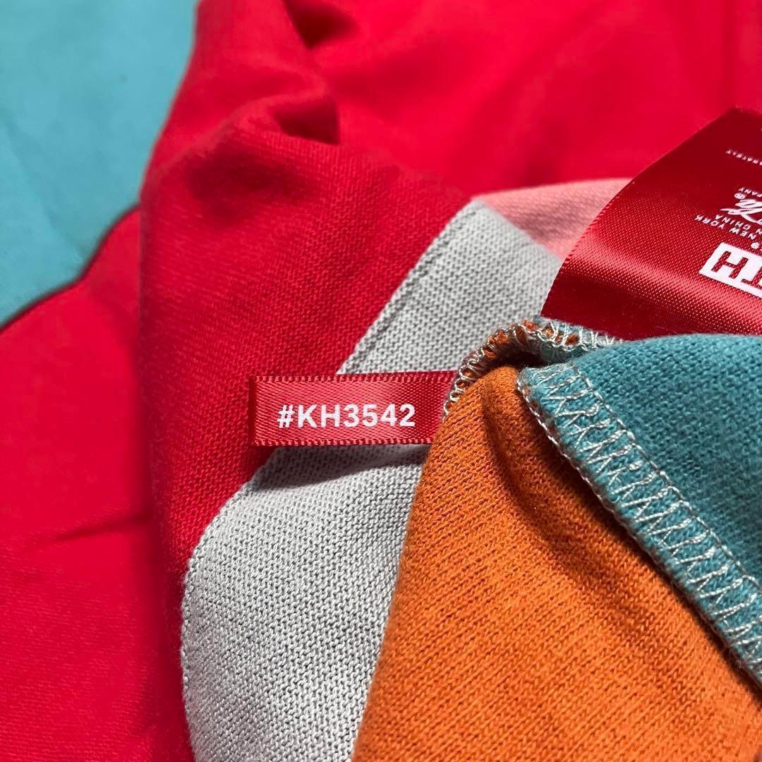 新品・未使用　KITH　長袖シャツ マルチカラー　パッチワーク　XXLサイズ