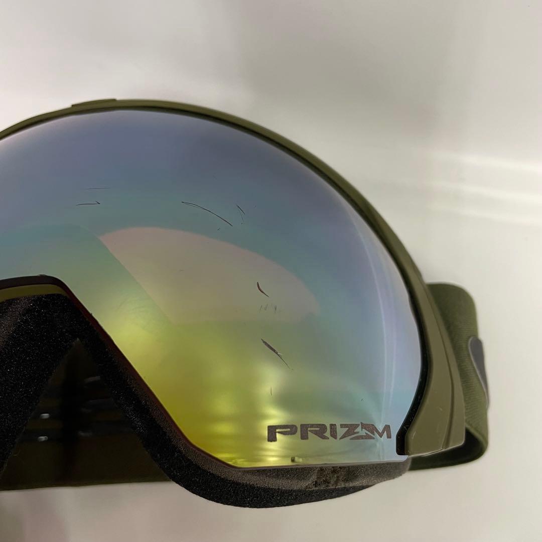 OAKLEY フライトパス L プリズム　スノーゴーグル カーキ
