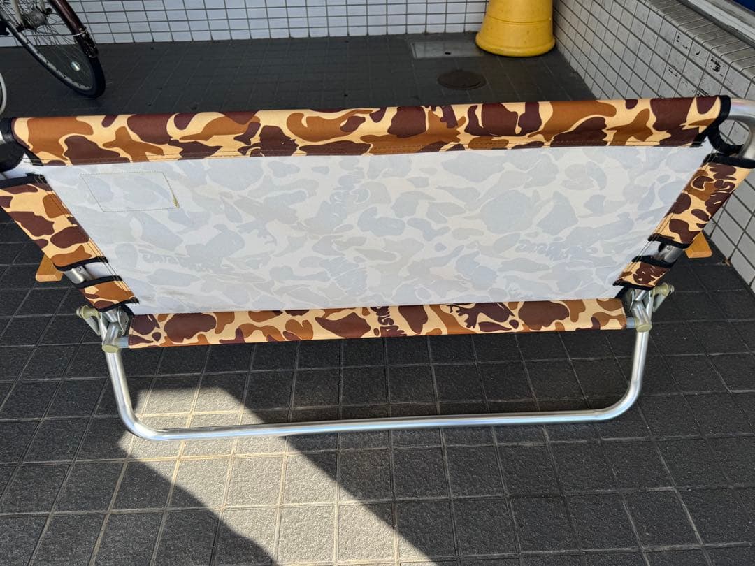 CAMP OUT アウトドアベンチ カモフラージュ