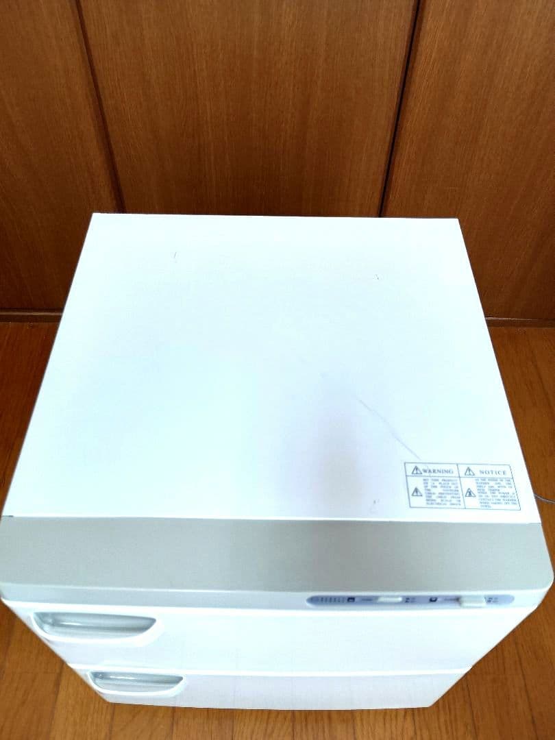 【取説付】タオルウォーマーXLサイズ（横開き）オフホワイト ビューティガレージ