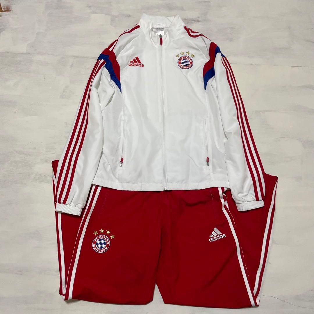 adidas バイエルンミュンヘン セットアップ　ウォームアップ　L