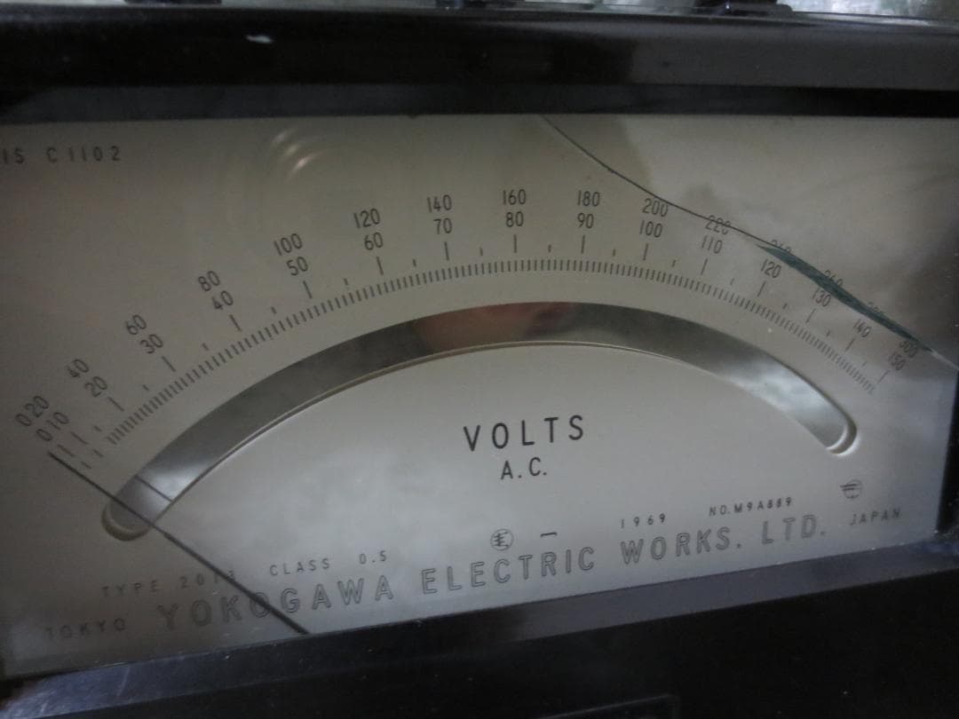横河電機 電圧計◆VOLTS　A.C. TYPE：2013◆YEW◆4