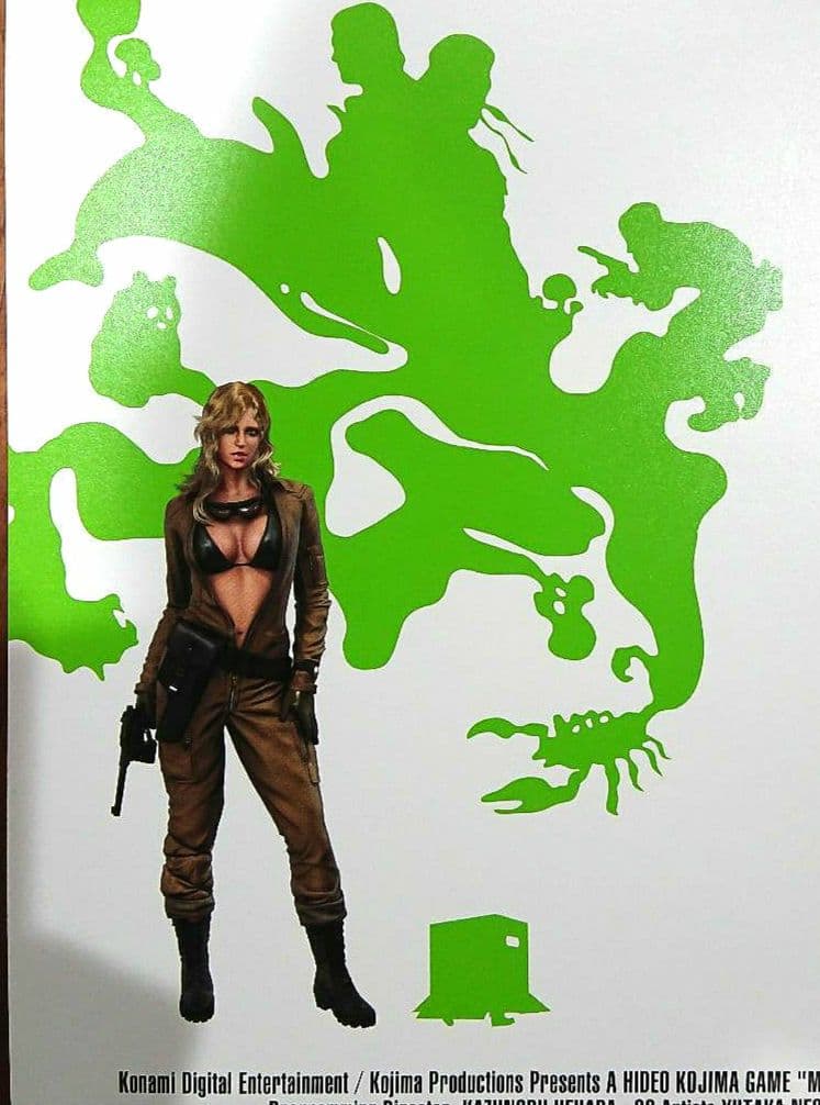 L GEAR SOLID 3 3DS 両面 B2ポスター メタルギア3