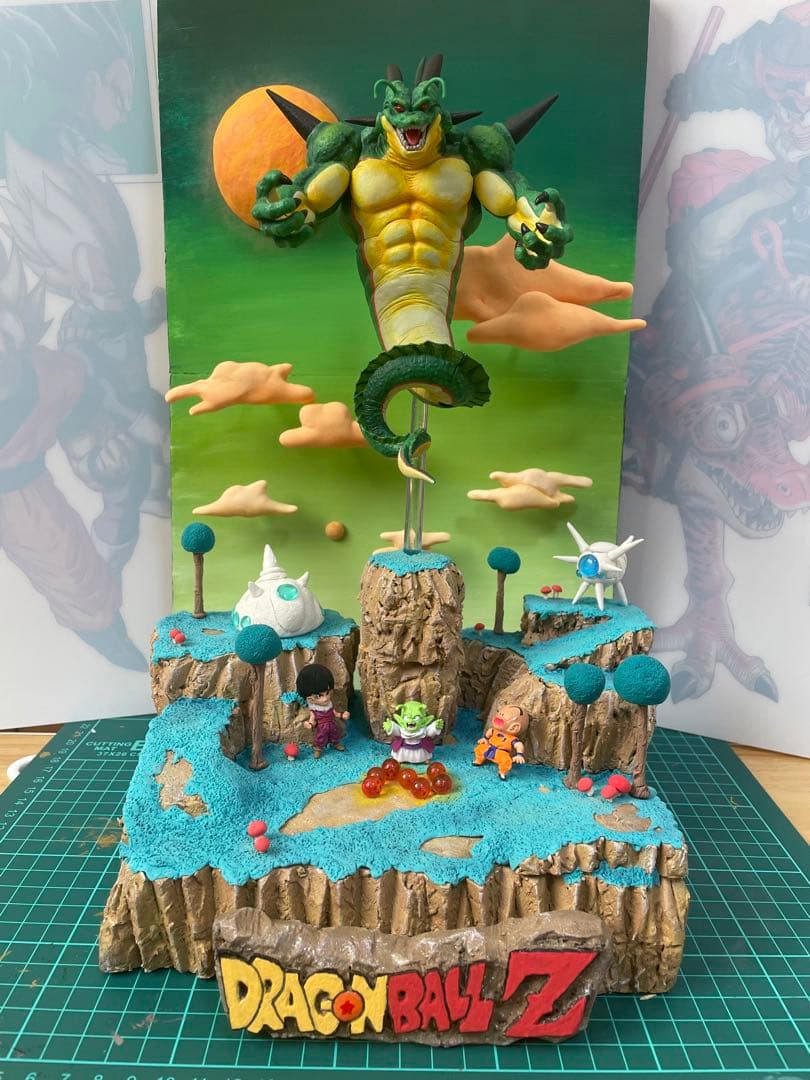 ドラゴンボール ナメック星 ジオラマ 自作 リペイント