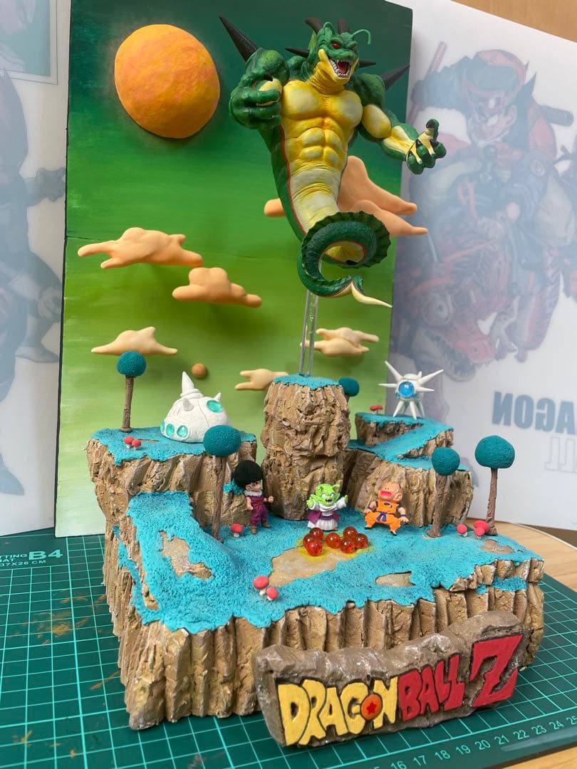 ドラゴンボール ナメック星 ジオラマ 自作 リペイント