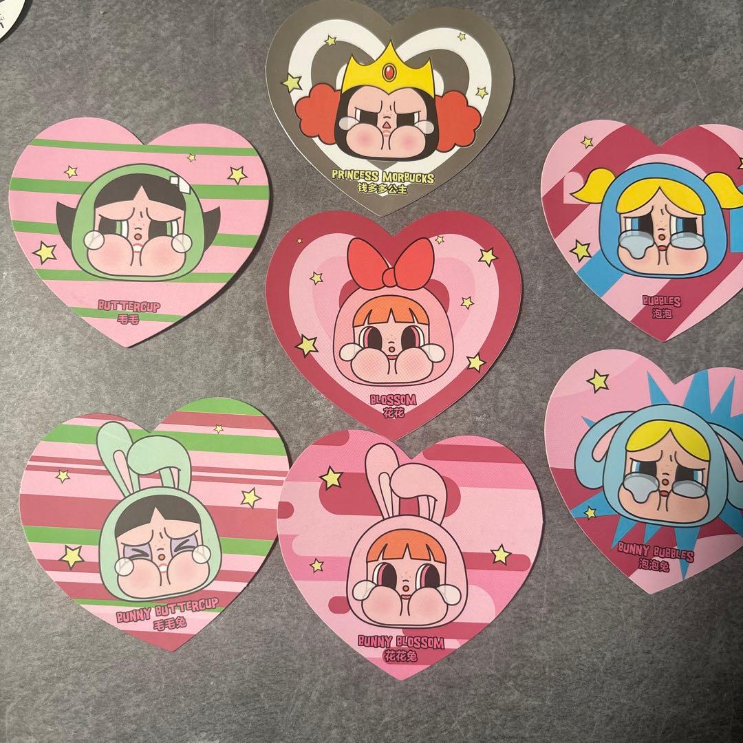 POPMART crybaby×パワーパフガールズシリーズぬいぐるみコンプセット