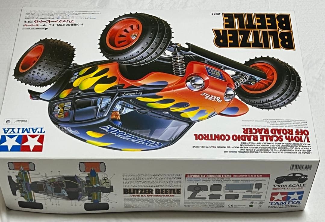 タミヤ 1/10 電動RCカー ブリッツァービートル