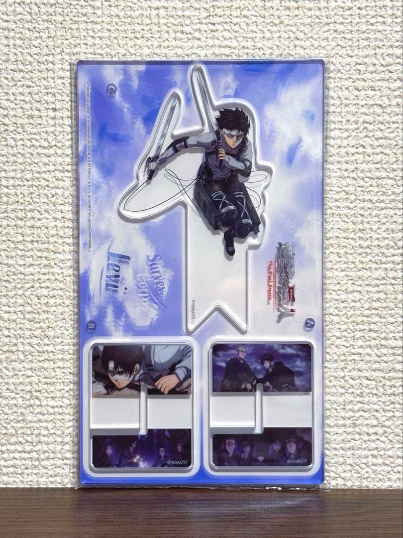 進撃の巨人 リヴァイ 組み立て アクリルスタンド 当選 正規品 台湾フェス 限定