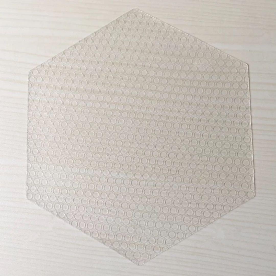 即発送！サーフボードクリアデッキパッド66枚入り(内ハーフ12枚)透明　ワックス