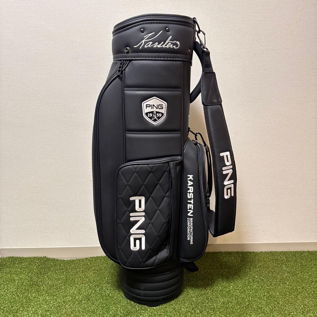 PING ピン 2024年モデル KARSTEN キャディバッグ 9型 ブラック