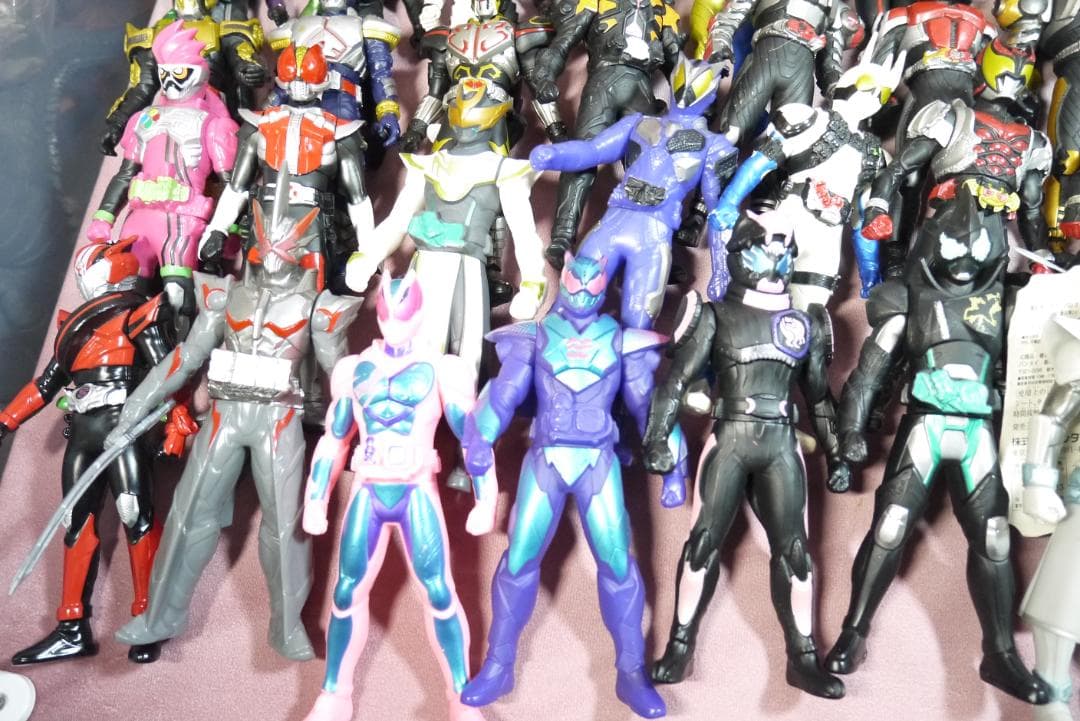 ライダーヒーローシリーズ　ビッグサイズソフビフィギュアなど　108体セット