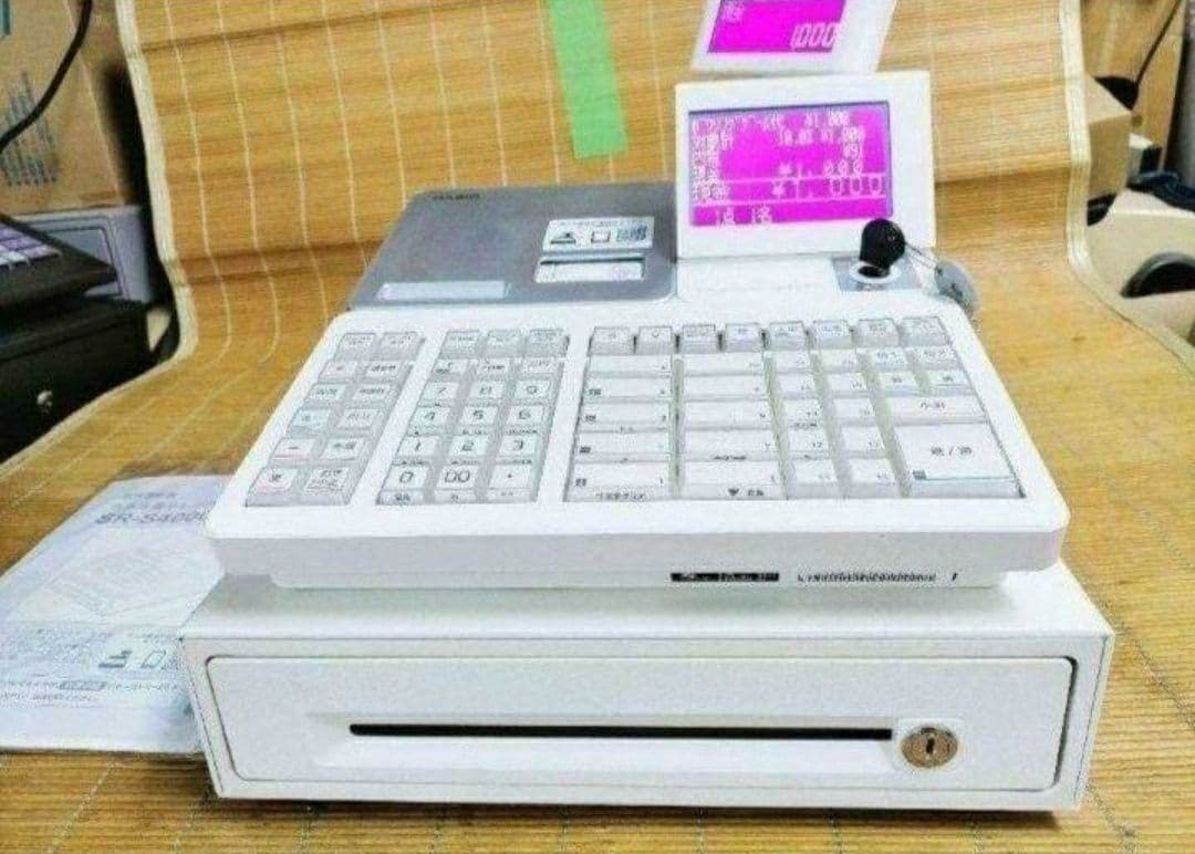 カシオレジスター　SR-S4000　スマホ連携Bluetooth　929696