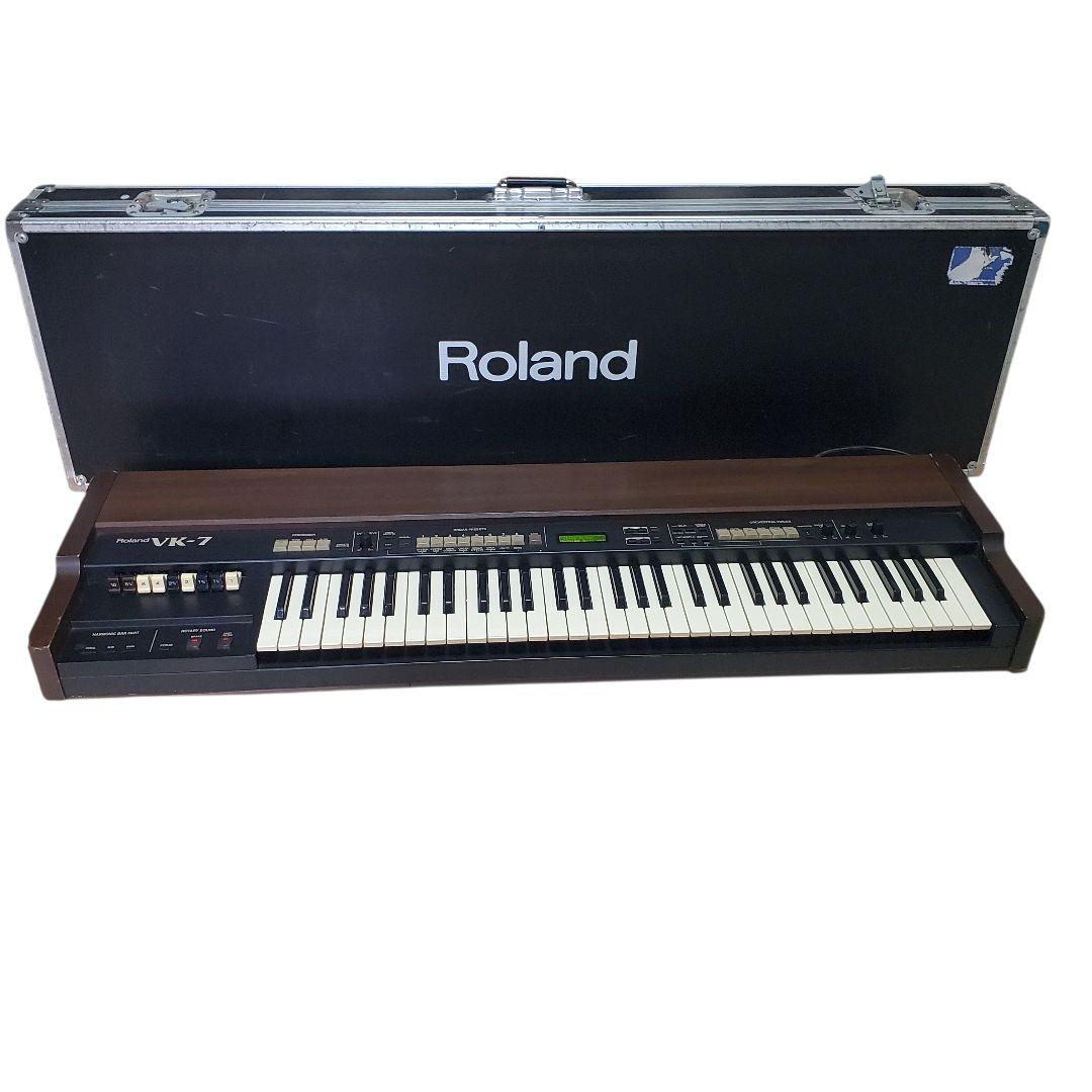 【希少・名機】Roland VK-7 オルガンキーボード 日本製 ハードケース付