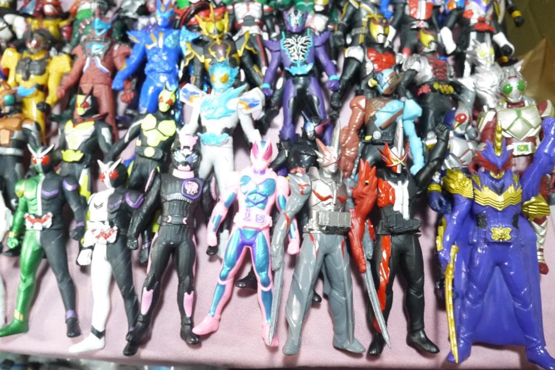 ライダーヒーローシリーズ　ビッグサイズソフビフィギュアなど　112体セット