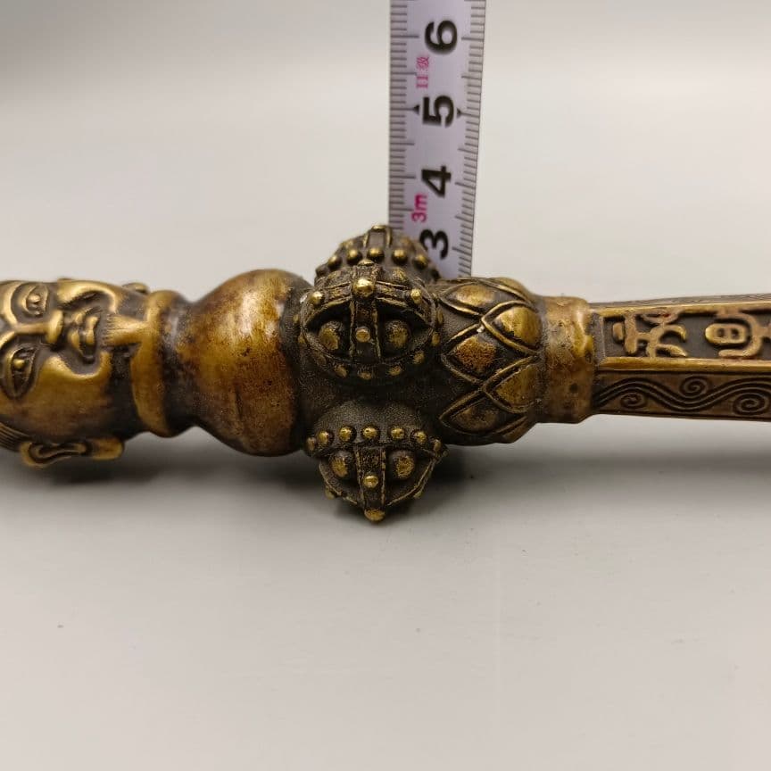 銅器 密宗伝蔵 五股金剛杵 法器 降魔仗神鞭 武器 兵器 銅鞭 工芸品 置物