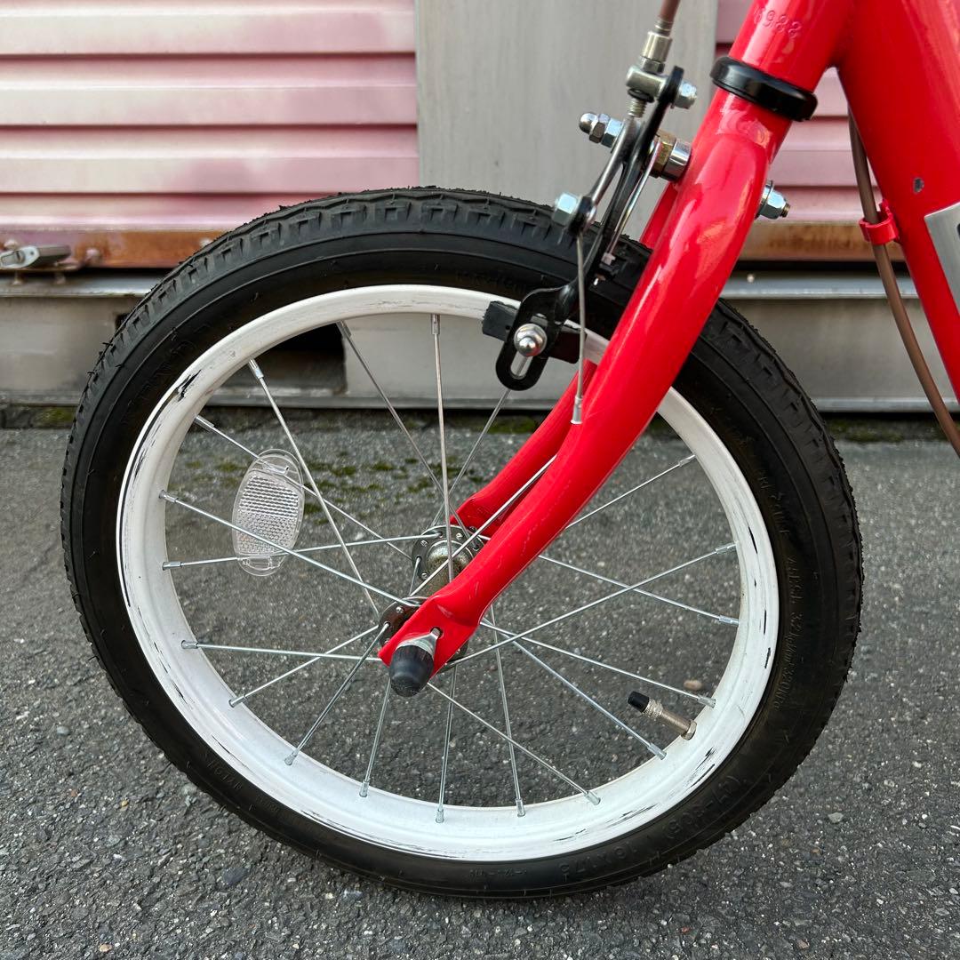 People 自転車 ケッターサイクル 16インチ バランスバイク 子供用 赤