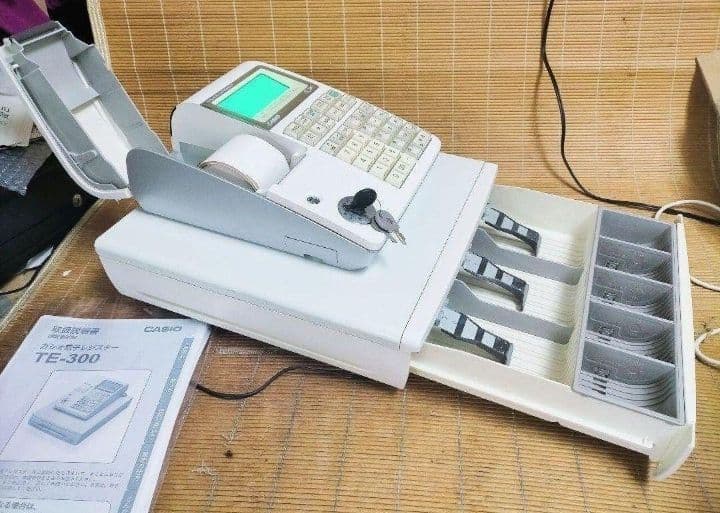 カシオレジスター　TE-300　 設定無料　 送料無料人気機種　913338