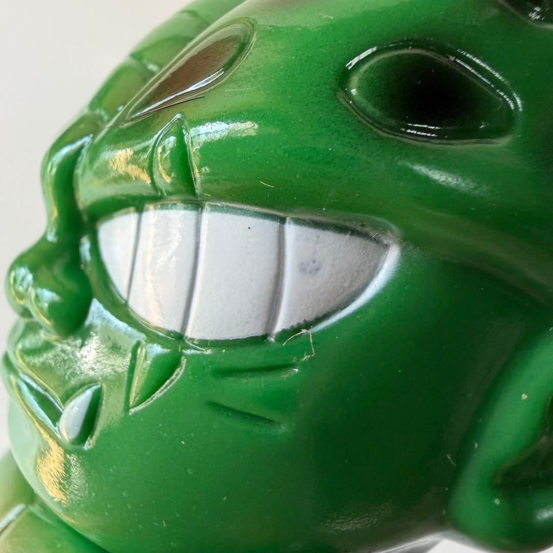 リアルヘッド　クローンミュータントイービル　ミニ　ソフビ　フィギュア　緑
