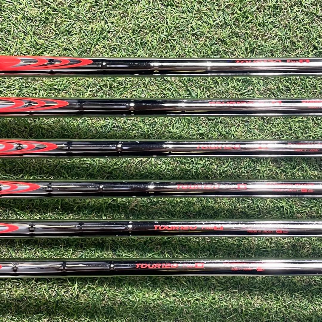 【希少】三浦技研 TC-201 アイアンセット 6本 メンズ S 右用 地クラブ