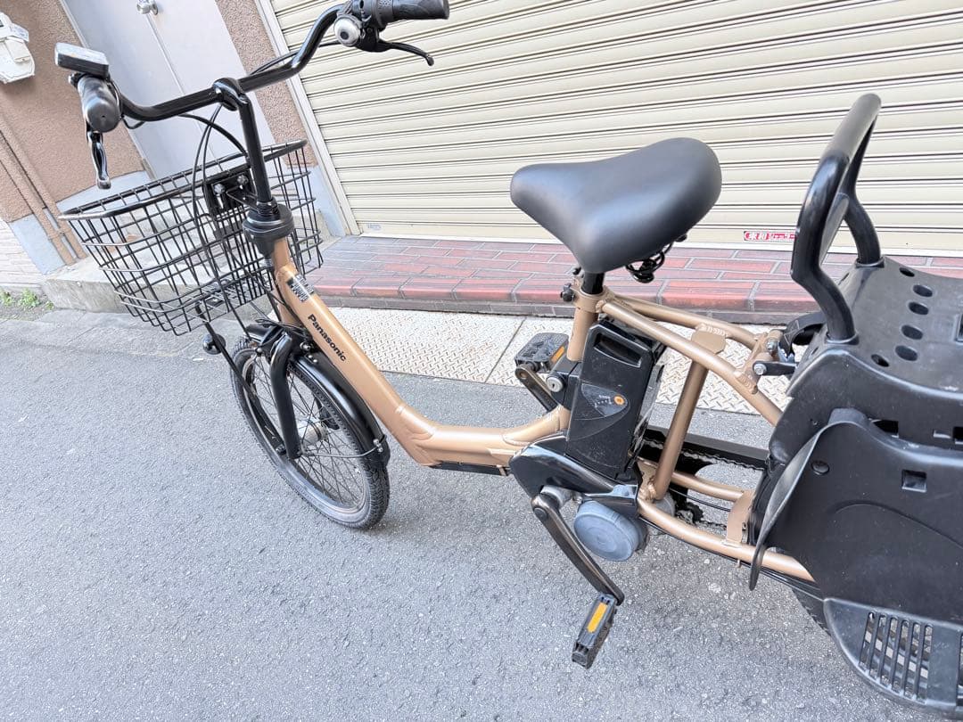子供乗せ　パナソニック　電動アシスト自転車 チャイルドシート付き