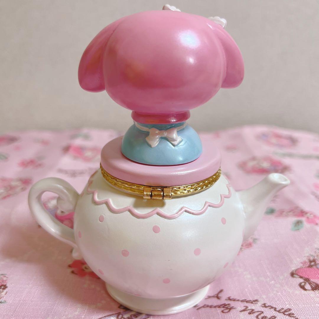 【美品】マイメロ　不思議の森　ティーポット型　小物入れ