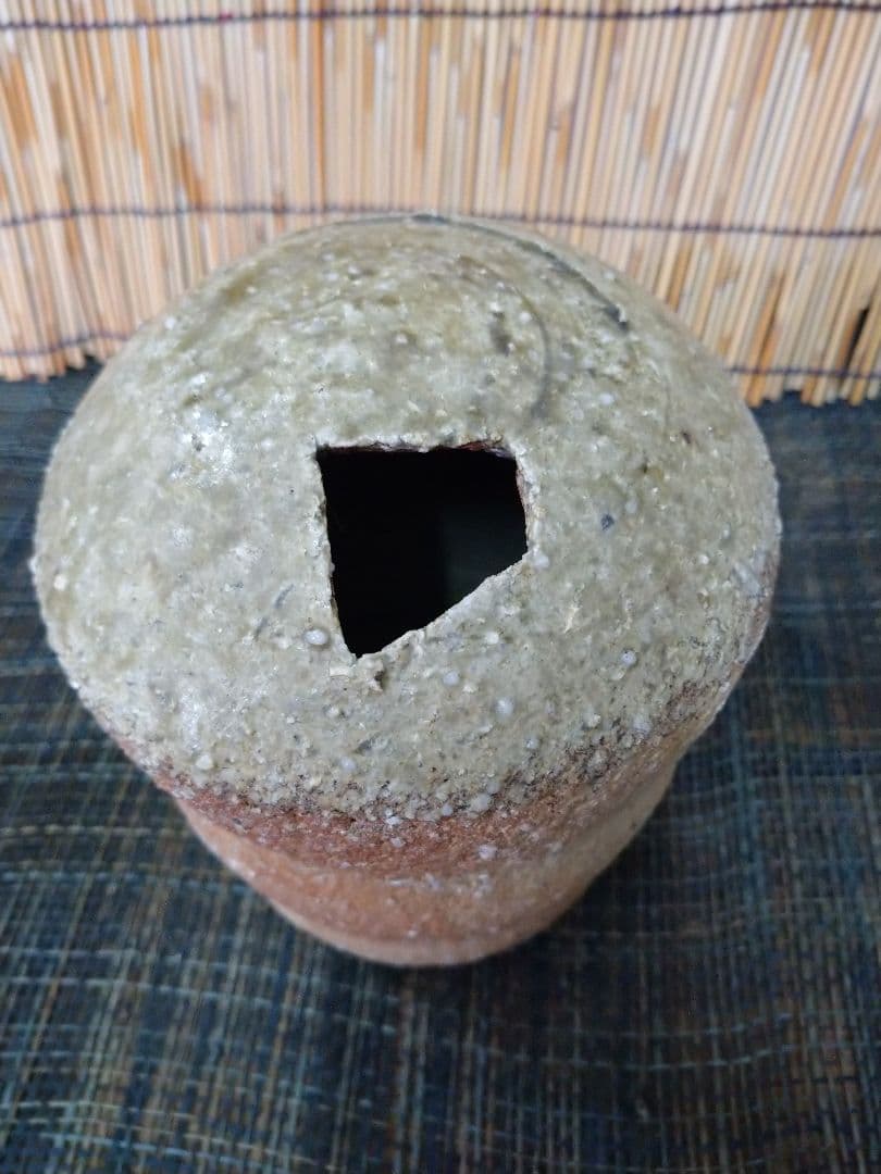 益子焼 花入れ