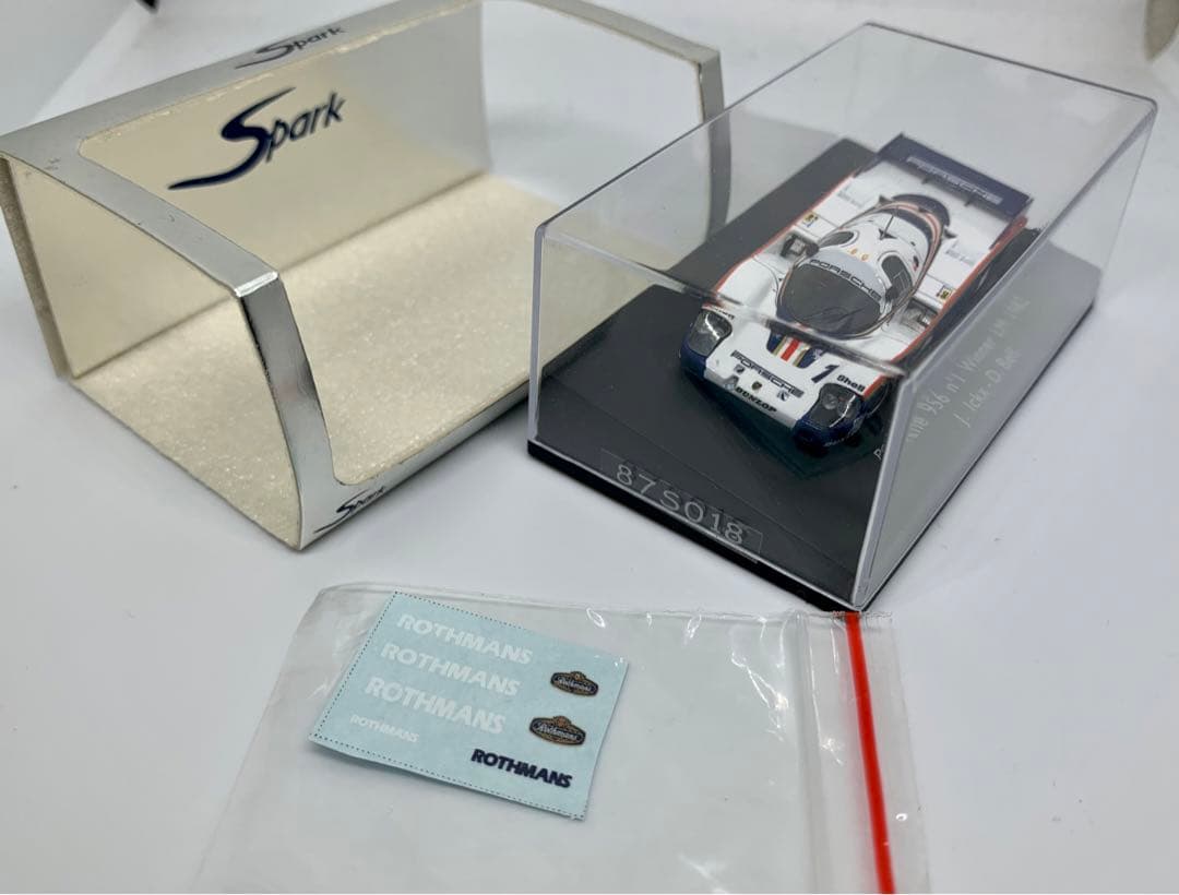 スパーク ポルシェ 956 Winner 1982 1/87 ルマン ロスマンズ