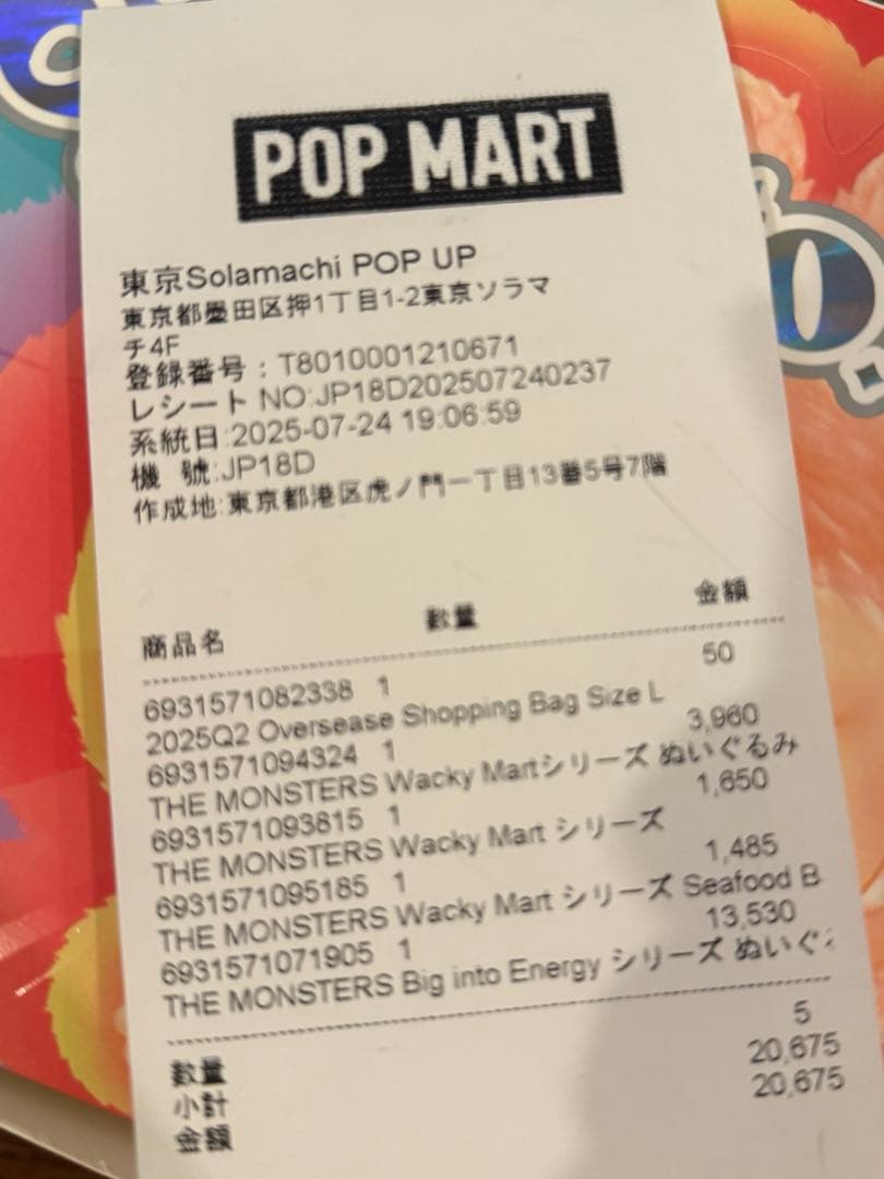 THE MONSTERS Big into Energy loveラブブ シクレ