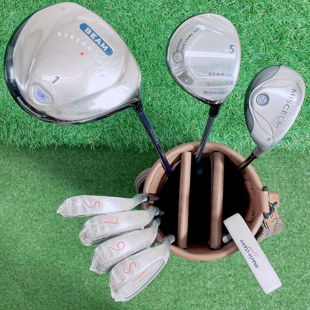 ブリヂストン　ビーム　ゴルフクラブ　レディースセット　ラヒナ　初心者　N2126