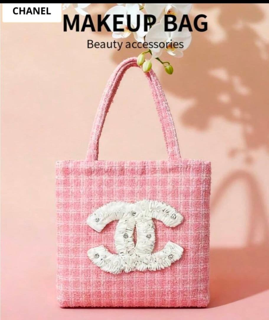 CHANEL メイクアップバッグ ピンクノベルティ海外VIP限定品