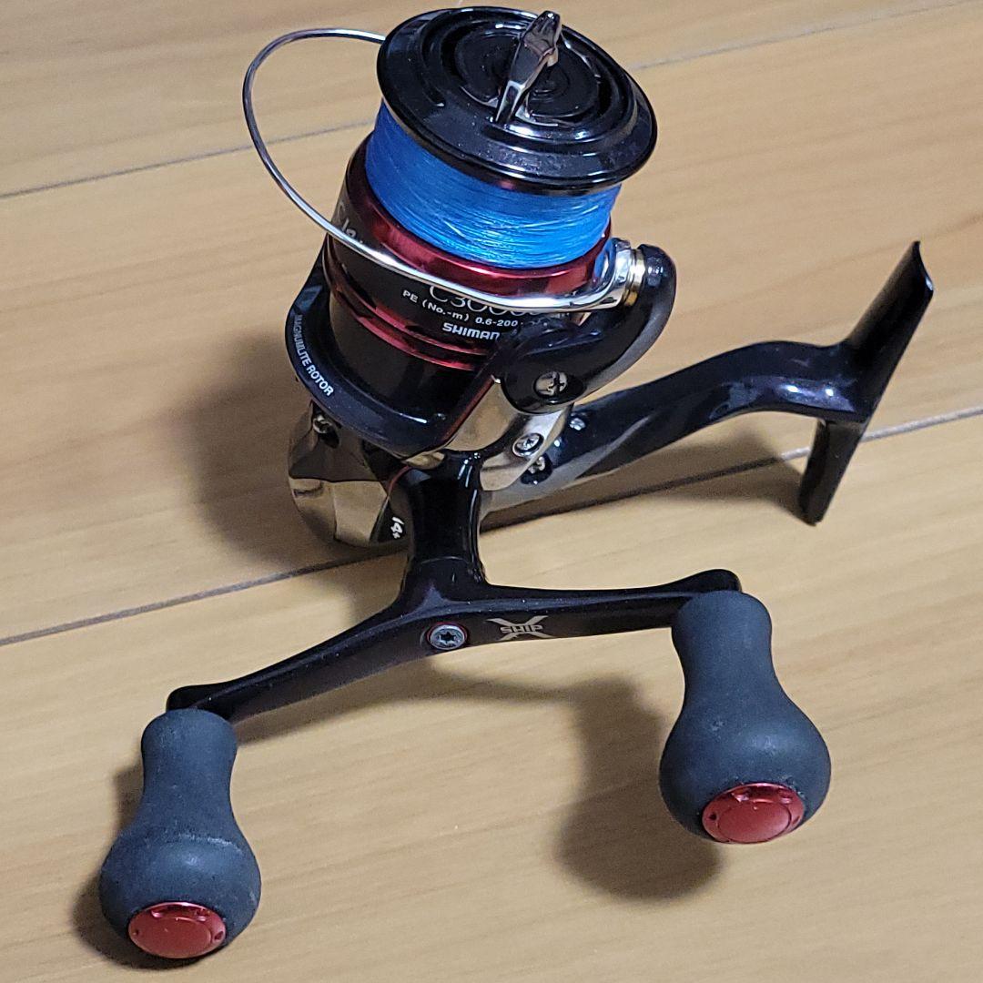 美品 シマノ セフィアCI4+ C3000SDH スピニングリール エギング