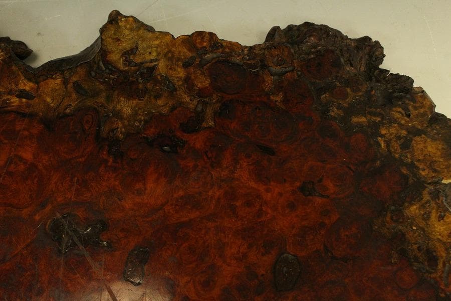 葡萄木 自然木 瘤 敷板 78cm×56cm 花梨 紅木 銘木(A466)