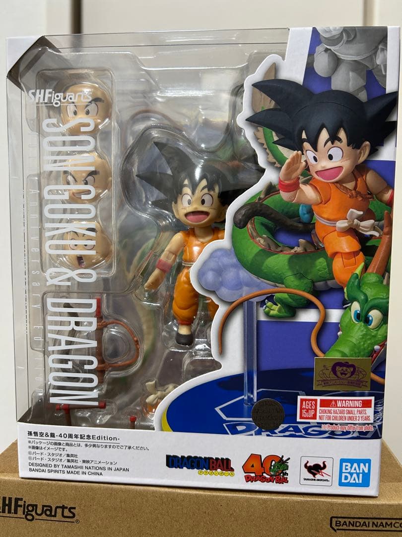 ドラゴンボールS.H.Figuarts 孫悟空＆龍-40周年記念Edition-
