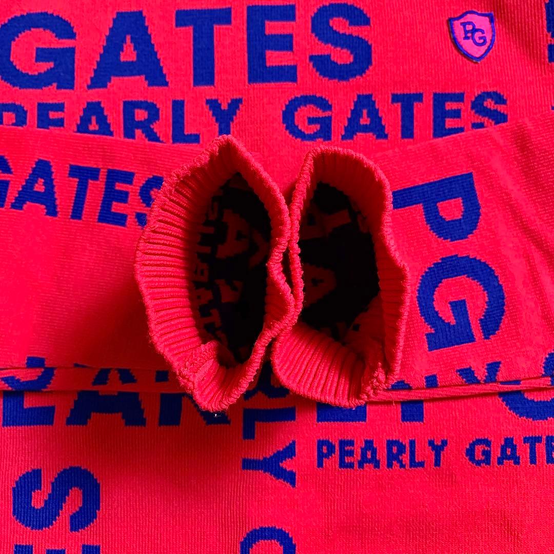 極美品　PEARLYGATES パーリーゲイツ クルーネック　セーター　ロゴ