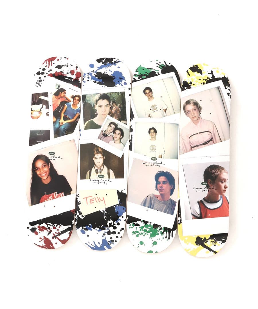 未使用　KIDS　Larry Clark　ラリー・クラーク　スケートデッキ　4枚