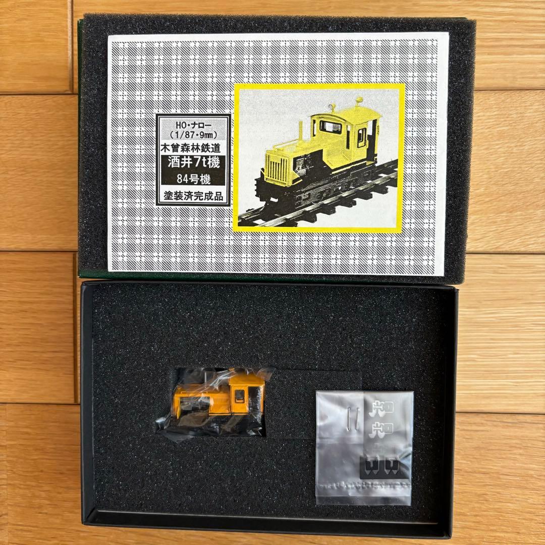 ワールド工芸特別企画品 木曾森林鉄道 HOナロー 酒井7t 84号機